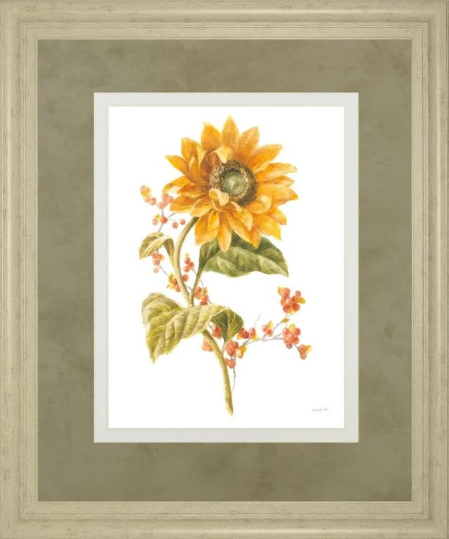Classy Art Floursack Autumn I on White by Danhui Nai Wall Art-0