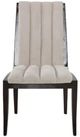 Michael Amini® Paris Chic Beige/Espresso Side Chair-2