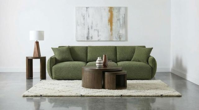 Coaster® Elysia 3-Piece Green Upholstered Modular Sectional Sofa-1