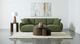 Coaster® Elysia 3-Piece Green Upholstered Modular Sectional Sofa-1