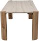 Nest Home Collections Esme Nordic Natural/Sabbia Travertine 94" Rectangular Dining Table-3