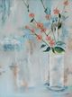 Crestview Collection Pretty In Pink Aged Wood/Coral/Light Blue Wall Art -1