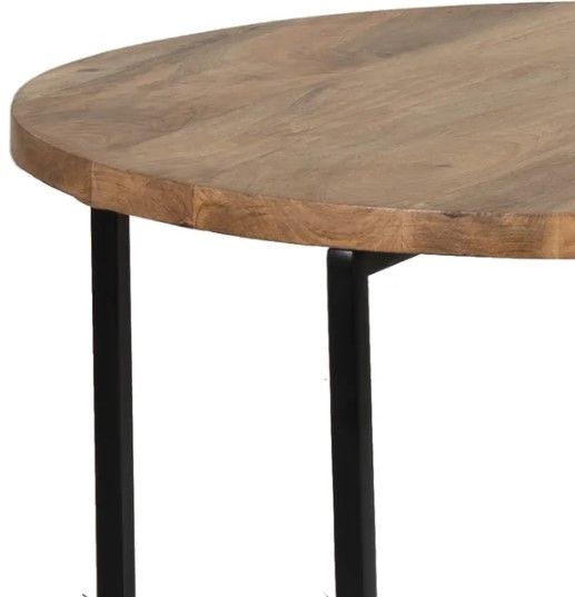 Powell® Eggleston Black/Natural Coffee Table-1