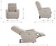 La-Z-Boy® Hawthorn Navy Power Wall Recliner with Headrest and Lumbar-2