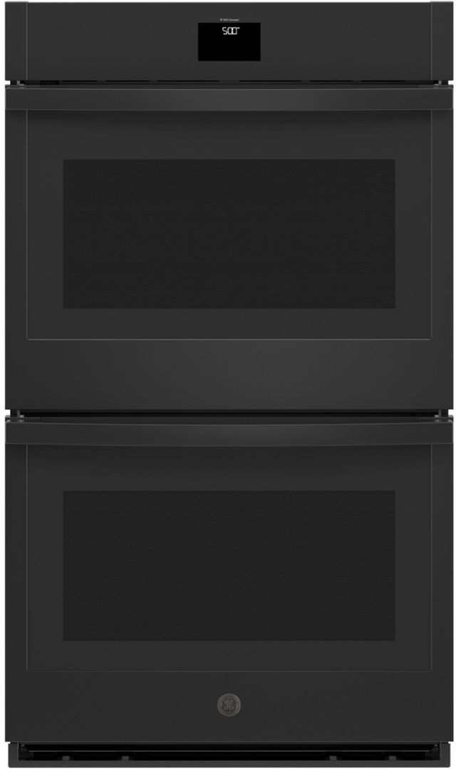 GE® 30" Black Double Electric Wall Oven-0
