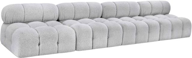 Meridian Furniture Ames 4-Piece Gray Modular Sofa-0