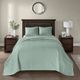 Olliix by Madison Park Quebec Seafoam Twin Reversible Bedspread Set-0