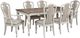 Liberty Furniture Magnolia Manor 7-Piece Antique White/Ivory/Weathered Bark Rectangular Dining Set-0