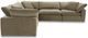 Moe’s Home Collection Clay Classic 5-Piece Desert Sage L-Shaped Modular Sectional-3