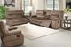 Parker House® Chapman 3-Piece Kona Manual Reclining Seating Set with Drop Down Table-4