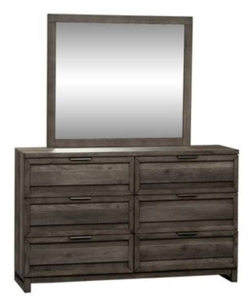 Liberty Furniture Tanners Creek 3-Piece Gray Panel Bed Set-2