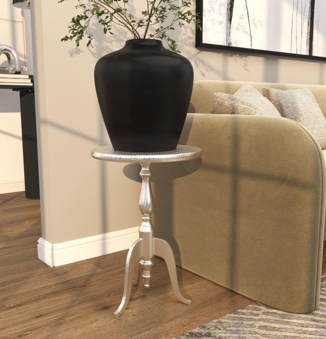Deco Marche Silver Accent Table-3