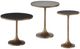 Universal Explore Home™ Nouveau 3-Piece Black/Granite Large Bunching Table Set with Bronze Base-0