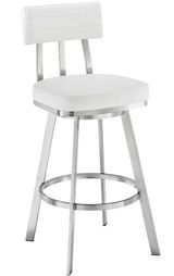 White-Brushed Stainless Steel