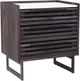 Moe's Home Collection Paloma Charcoal Grey Nightstand with White Marble Top-0