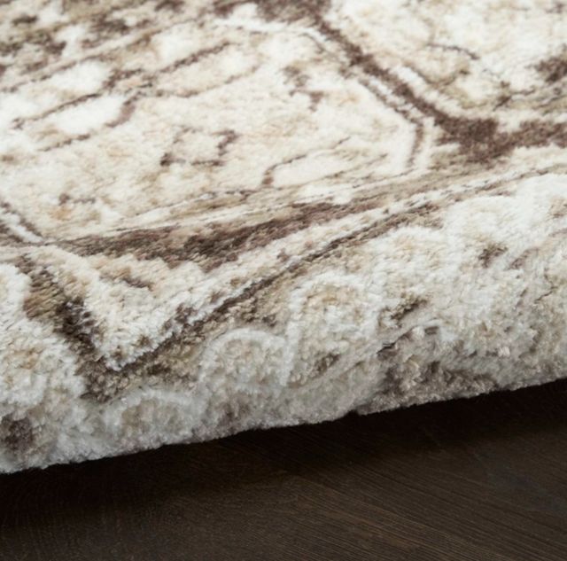 Nourison Home™ Dekor DEK01 Ivory Brown 5'x7' Style 1 Area Rug-3