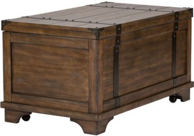 Liberty Furniture Aspen Skies 3-Piece Weathered Brown Table Set-1