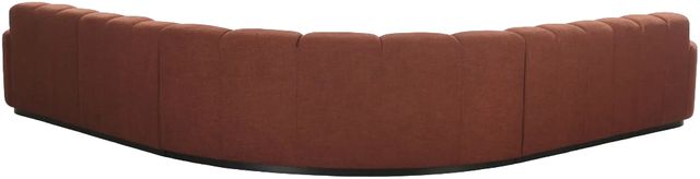 Moe's Home Collection Roman 5-Piece Rust L-Shaped Sectional-3