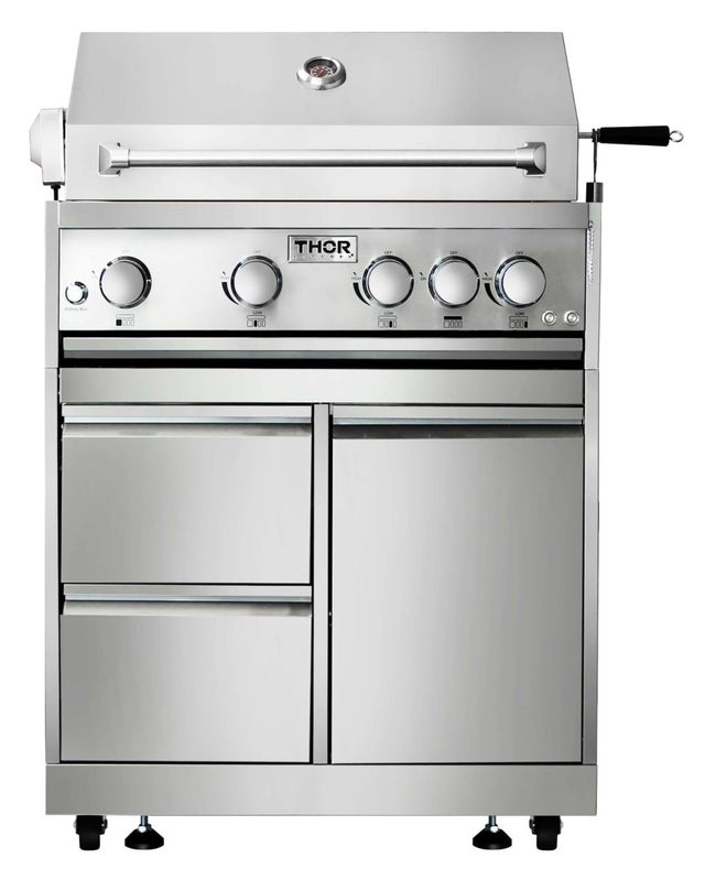 Thor Kitchen® 4-Burner Stainless Steel Built-In Liquid Propane Grill-2