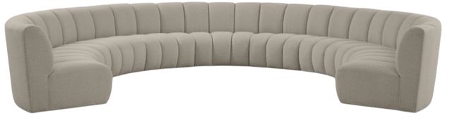 Meridian Furniture Infinity 9-Piece Taupe Modular Sectional-0