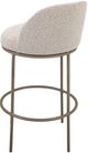 International Furniture Direct Snow Blacksmithing Brown/Ivory 30" Barstool-2