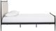 Four Hands Xander Black Iron/Savoy Parchment Queen Panel Bed-2