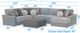 Jackson Furniture Canyon 5-Piece Gray/Platinum/Zinc Right-Arm Facing Sectional and Ottoman-2