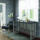 Armen Living Skyline Antique Gold Console Table-3