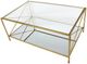 Zeugma Imports® Gold Coffee Table-1