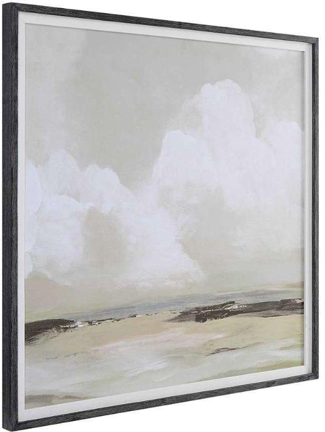 Uttermost® Soft Clouds White Framed Print-3