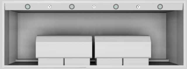 Vent-A-Hood® Designer Series 66" Stainless Steel Wall Mounted Range Hood-3