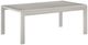 Linon Key Largo Gray Aluminum Glass Top Outdoor Coffee Table-0