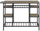 ACME Furniture Lona Black/Rustic Oak Kitchen Island-1