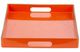 A & B Home Mimosa Orange Rectangular Tray-2