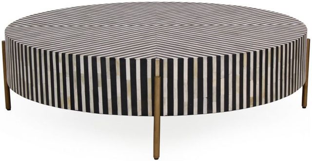 Moe's Home Collection Chameau Black/White Medium Coffee Table-2