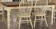 TEI Windswept Shores Cherry Rub-thru Dining Table with Buttermilk Base-0