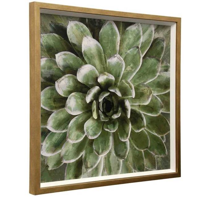 Stylecraft Succulent Verde II Brown/Green Wall Art-0