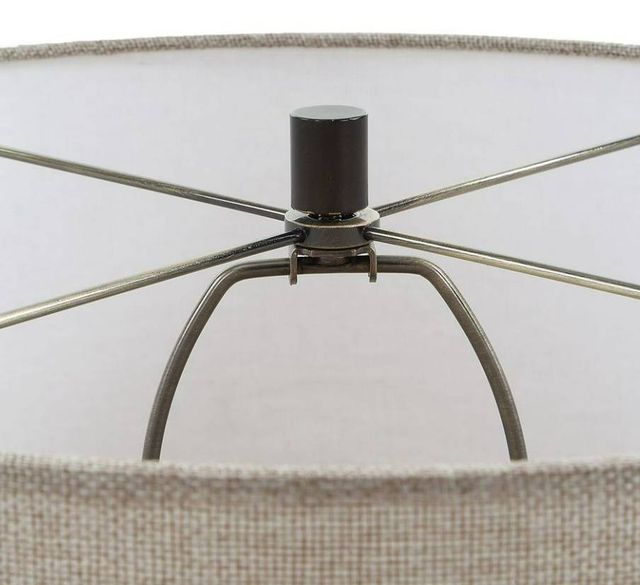 Uttermost® Barat Dark Beige/White Table Lamp-4