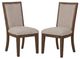 New Classic® Home Furnishings Augusta 5-Piece Gray/Rustic Brown Dining Table Set-3