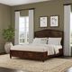 Flexsteel® Bellevue Whiskey Brown King Platform Bed-1