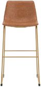 Signature Design by Ashley® Ciabori Brown/Gold Tall Upholstered Bar Stool-1