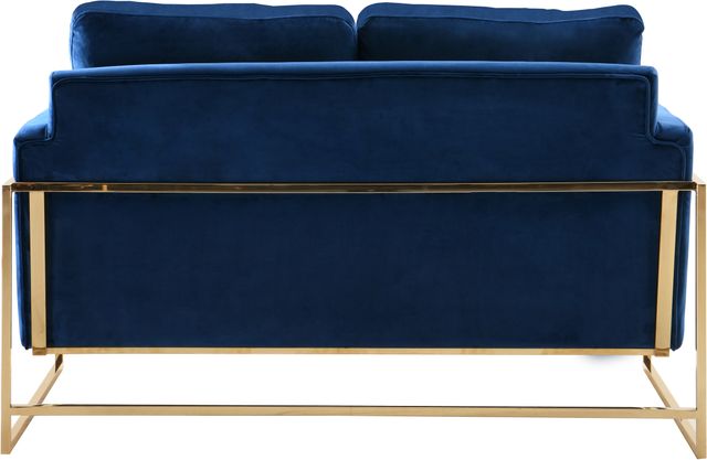 Meridian Furniture Mila Navy Velvet Loveseat-3