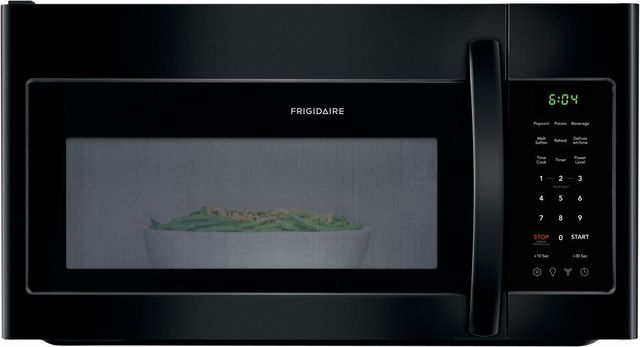 Frigidaire® 1.8 Cu. Ft. Black Over The Range Microwave-1