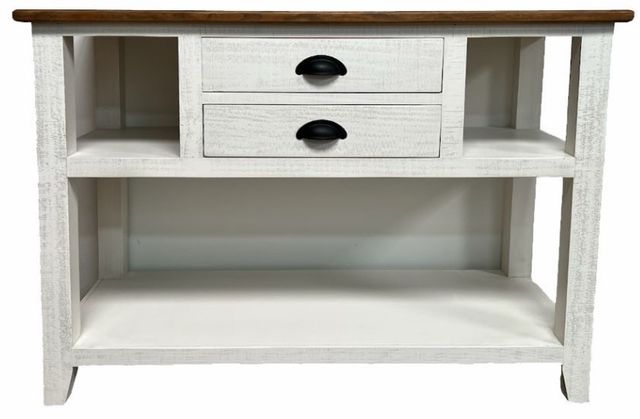 Million Dollar Rustic White TV Server-0