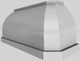 Vent-A-Hood® Designer Series 66" Stainless Steel Wall Mounted Range Hood-4