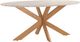 Home Trends & Design Malibu Sawar Marble Dining Table with Antique Gold Base-1
