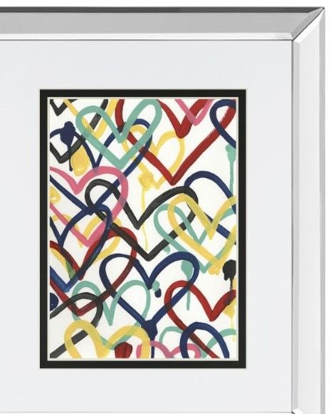 Classy Living June Erica Vess Heart Scribbles II Wall Art-1