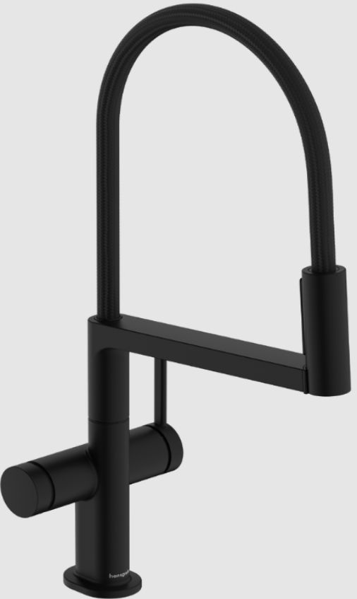 Hansgrohe Talis N Matte Black 3-Jet Semi-Pro PowderSpray-0