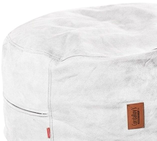 CordaRoy's® Ivory Pouf Footstool-1