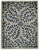 A & B Home Black 18" Capiz Tray-1